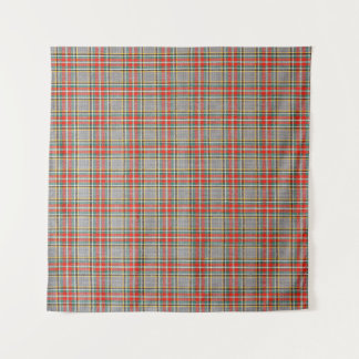 Scottish tartan: red-green-yellow pattern. tapestry