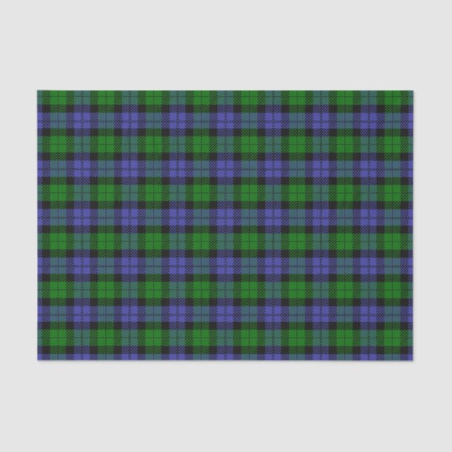 Scottish tartan tissue paper (Front)