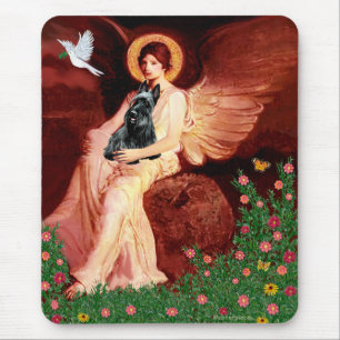Scottish Terrier 3 - Seated Angel Mouse Pad