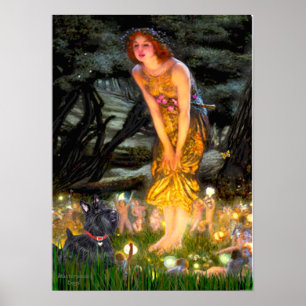 Scottish Terrier 6-Mid Eve Poster