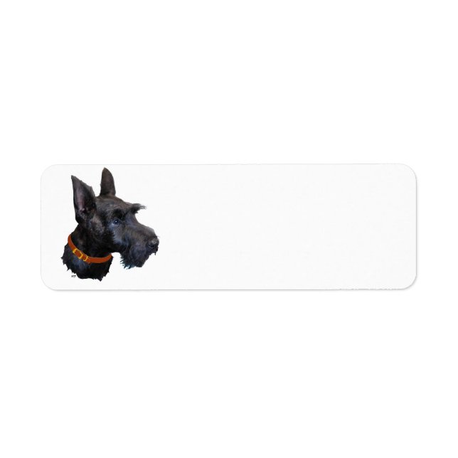 Scottish Terrier Address Label Return Address Label (Front)