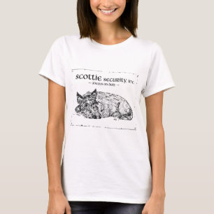 Scottish Terrier always has One Eye Open T-Shirt