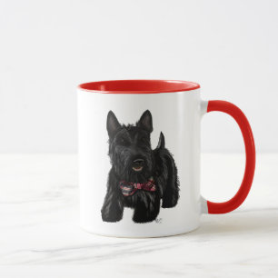 Scottish Terrier and Bow Mug