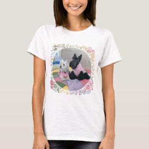 Scottish Terrier and West Highland White Terrier T-Shirt