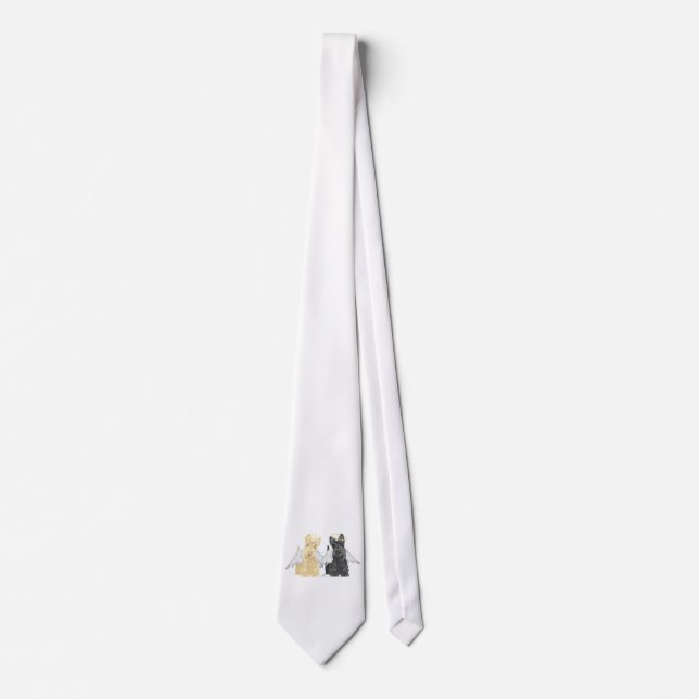 Scottish Terrier Angels Tie (Front)