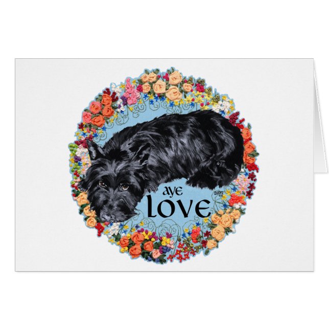 Scottish Terrier:  Aye, Love! (Front Horizontal)