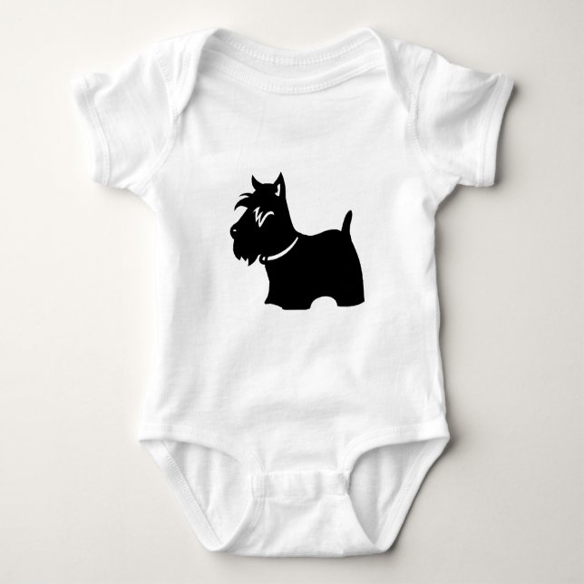 SCOTTISH TERRIER BABY BODYSUIT (Front)