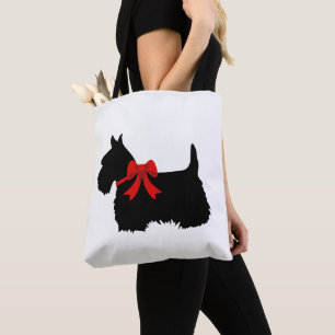 Scottish Terrier black, Celtic, Highland dog Tote  Bag