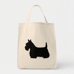 Scottish Terrier black, silhouette Tote Bag