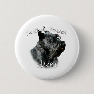 Scottish Terrier (blk) Mum 2 6 Cm Round Badge