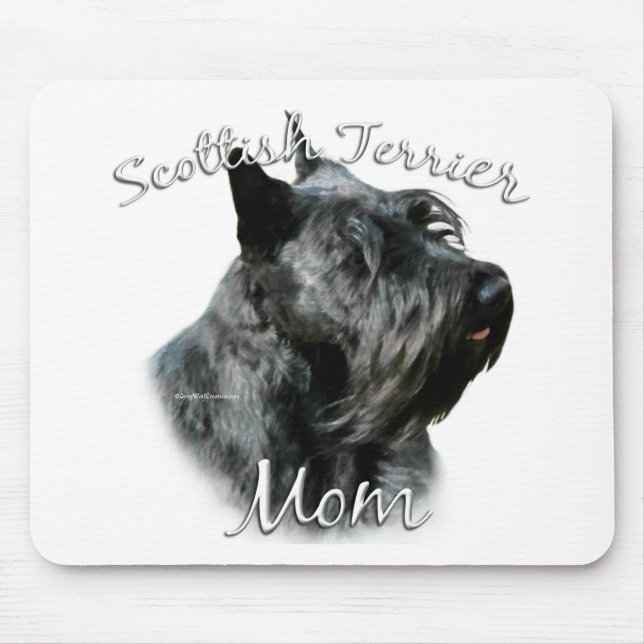Scottish Terrier (blk) Mum 2 Mouse Pad (Front)