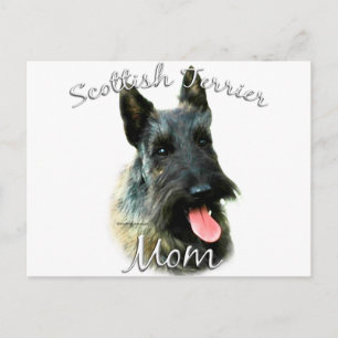 Scottish Terrier (brindle) Mum 2 Postcard
