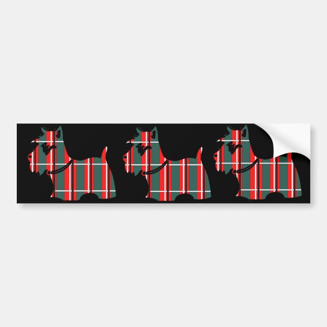 SCOTTISH TERRIER BUMPER STICKER (Front)