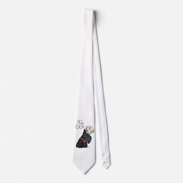 Scottish Terrier Chef Tie (Front)