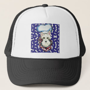 Scottish Terrier Chefs Trucker Hat
