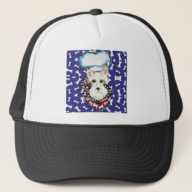 Scottish Terrier Chefs Trucker Hat (Front)