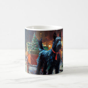 Scottish Terrier Christmas Festive Season  Coffee Mug