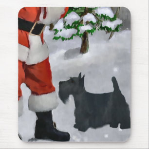 Scottish Terrier Christmas Gifts Mouse Pad