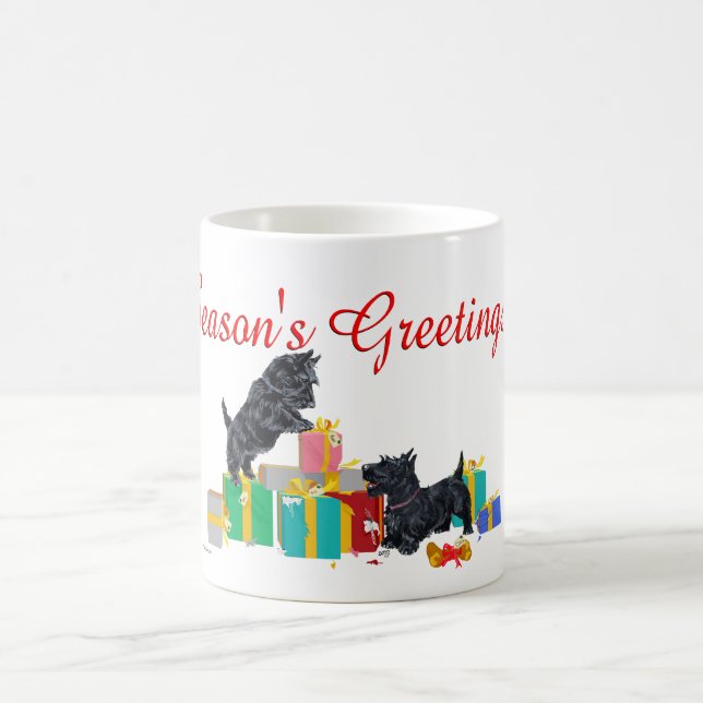 Scottish Terrier Christmas Mug (Center)