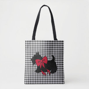 Scottish Terrier Christmas Tote Bag