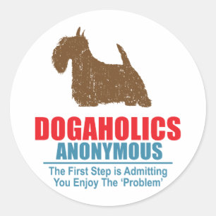 Scottish Terrier Classic Round Sticker