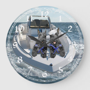 Scottish Terrier Clock