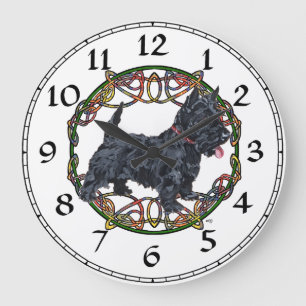 Scottish Terrier Clock