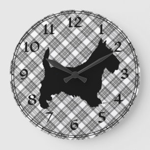 Scottish Terrier Clock
