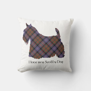 Scottish Terrier Cochran Tartan Cushion