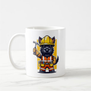 Scottish Terrier Construction Worker Coffee Mug