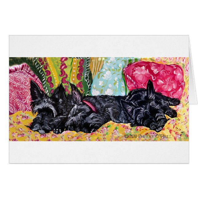 Scottish Terrier Cottage (Front Horizontal)