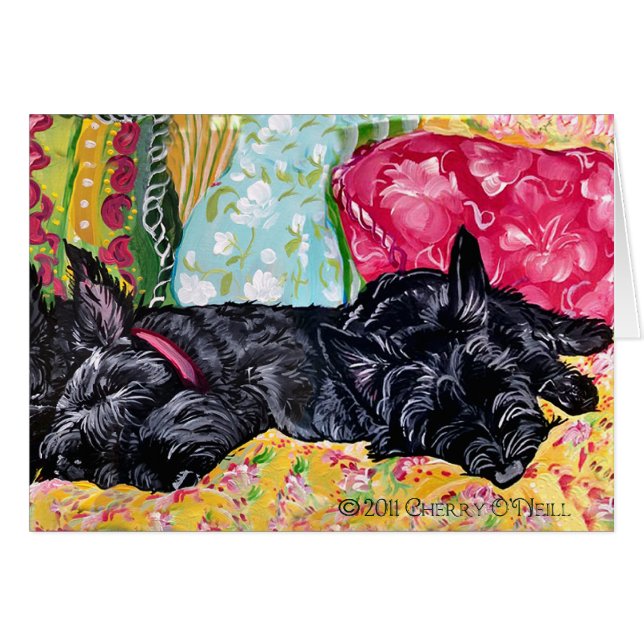 Scottish Terrier Cottage (Front Horizontal)