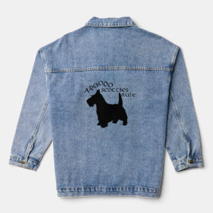 Scottish Terrier Denim Jacket