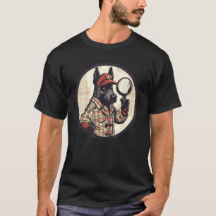 Scottish Terrier Detective Funny Dog Mystery T-Shirt