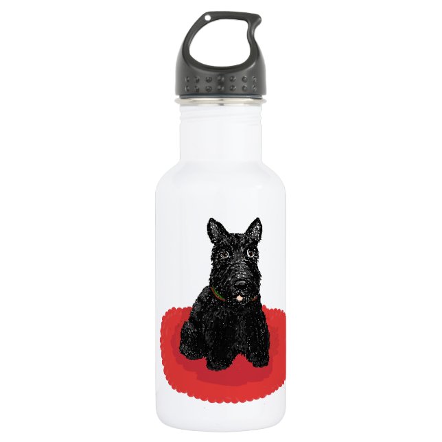 Scottish Terrier Dog 532 Ml Water Bottle (Front)