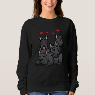 Scottish Terrier Dog Aberdeen Terrier Sweatshirt