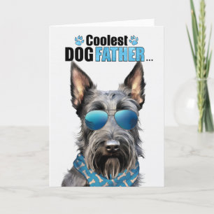 Scottish Terrier Dog Coolest Dad Father's Day Holiday Card