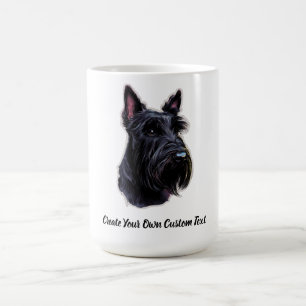 Scottish Terrier Dog Create Your Own Custom Text Coffee Mug
