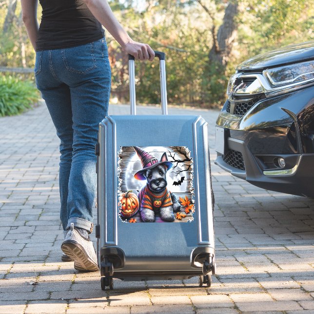 Scottish Terrier Dog Halloween (Suitcase Insitu)