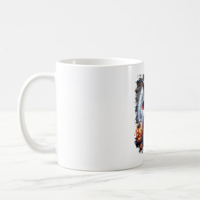 Scottish Terrier Dog Halloween Coffee Mug (Left)