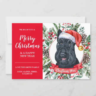Scottish Terrier Dog Inexpensive Christmas Card