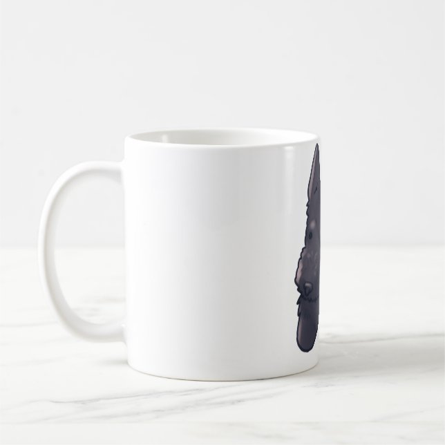 Scottish terrier dog Magic Coffee Mug (Left)