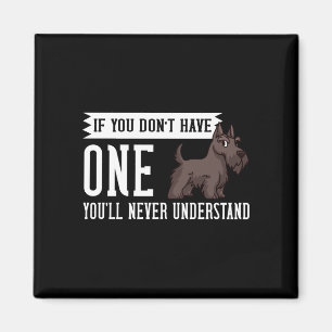 Scottish terrier dog puppies owner lover magnet