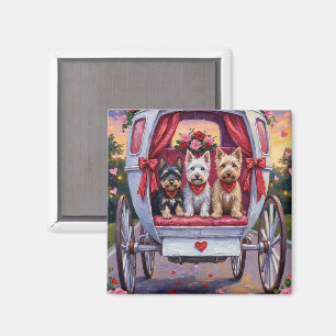 Scottish Terrier Dog Valentine's Day Magnet