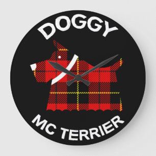 Scottish Terrier Dogs Terriers Dog Owners Cof Large Clock