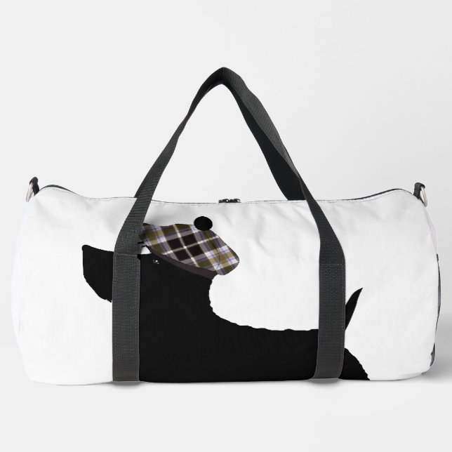 Scottish Terrier Duffle Bag (Front)