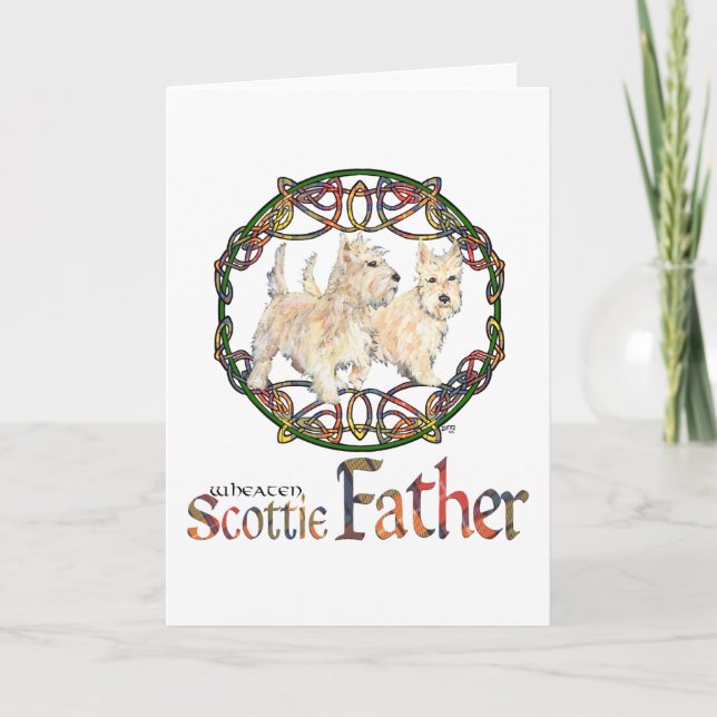 Scottish Terrier Father's Day Card (Front)