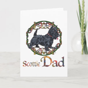 Scottish Terrier Father's Day Card