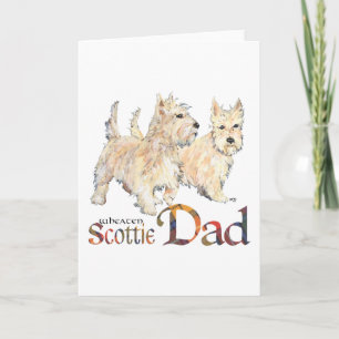 Scottish Terrier Father's Day Card