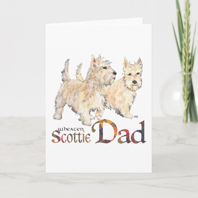 Scottish Terrier Father's Day Card (Front)